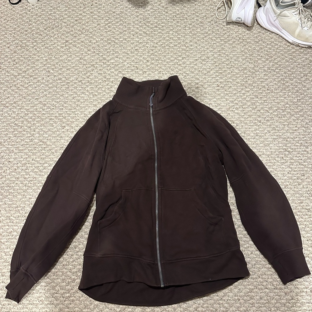 Lululemon Java Chip Funnel Neck Scuba - image 1